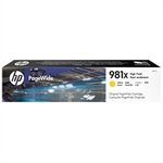 Afbeelding van HP L0R11A nr. 981X inktcartridge geel hoge capaciteit (origineel) | HPL0R11A